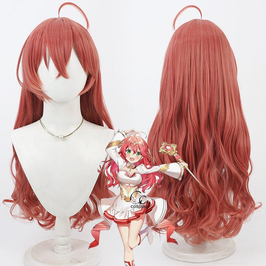 Cosplay Wigs Sakura Miko 3DLIVE Curly Wigs Hololive VTuber