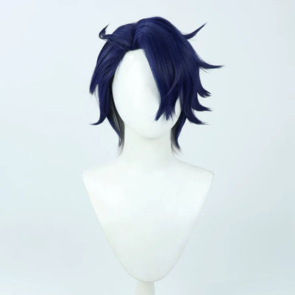Cosplay Wigs Sampo Koski Blue White Gradient Wigs Honkai: Star Rail