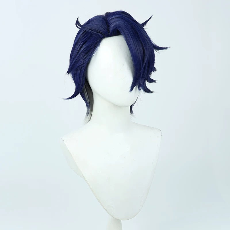 Cosplay Wigs Sampo Koski Blue White Gradient Wigs Honkai: Star Rail