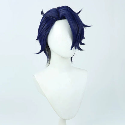 Cosplay Wigs Sampo Koski Blue White Gradient Wigs Honkai: Star Rail
