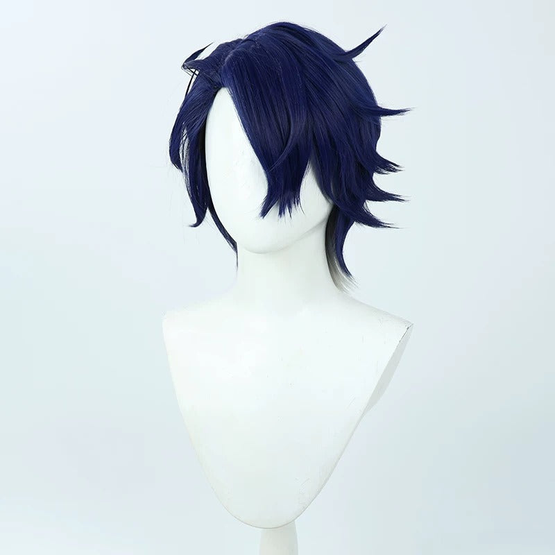 Cosplay Wigs Sampo Koski Blue White Gradient Wigs Honkai: Star Rail