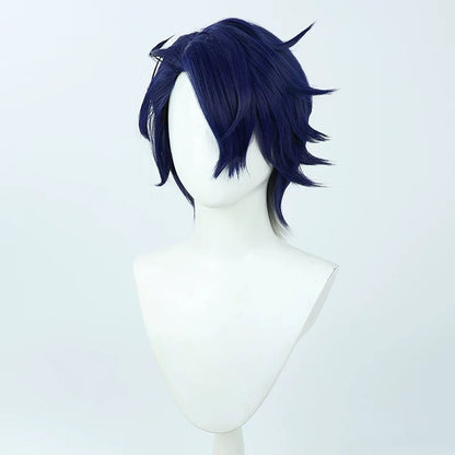 Cosplay Wigs Sampo Koski Blue White Gradient Wigs Honkai: Star Rail