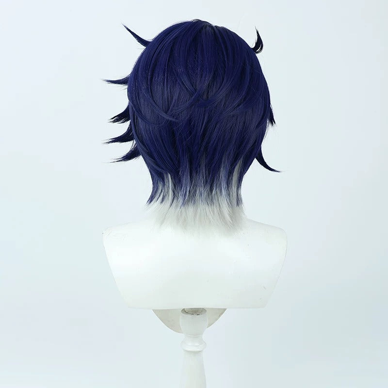 Cosplay Wigs Sampo Koski Blue White Gradient Wigs Honkai: Star Rail