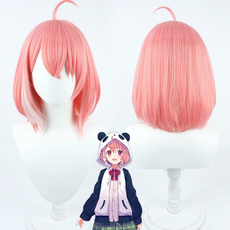 Cosplay Wigs Sasaki Saku Nijisanji VTuber Pink Highlight Wigs