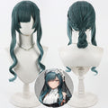 Cosplay Wigs Serafina Xaihi Green Updo Wigs Arknights: Endfield