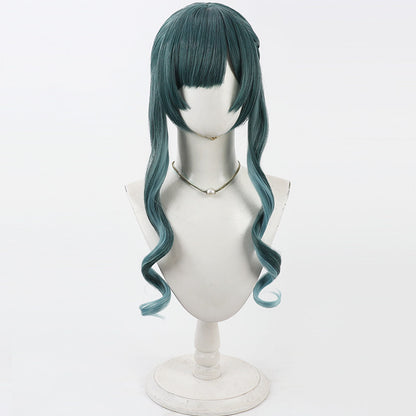 Cosplay Wigs Serafina Xaihi Green Updo Wigs Arknights: Endfield
