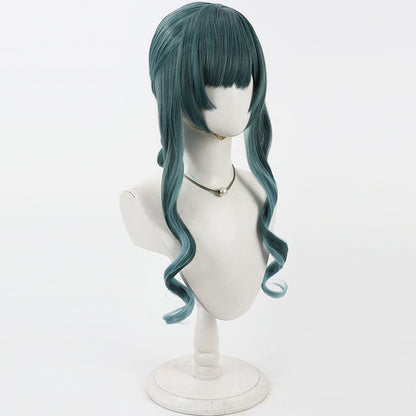Cosplay Wigs Serafina Xaihi Green Updo Wigs Arknights: Endfield