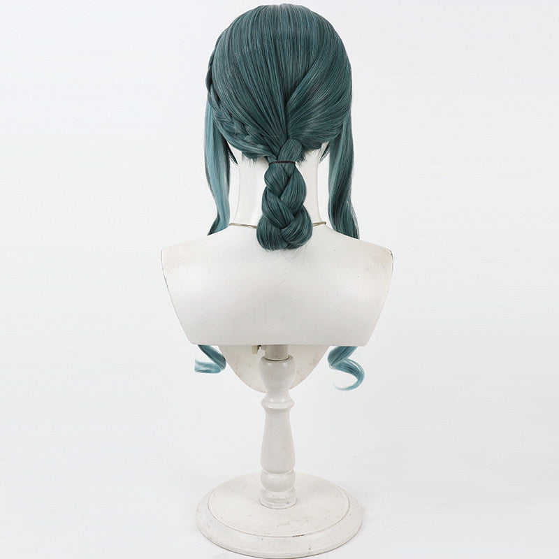 Cosplay Wigs Serafina Xaihi Green Updo Wigs Arknights: Endfield
