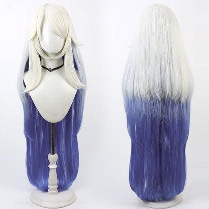 Cosplay Wigs Seraphim Emily White Blue Wigs Hazbin Hotel