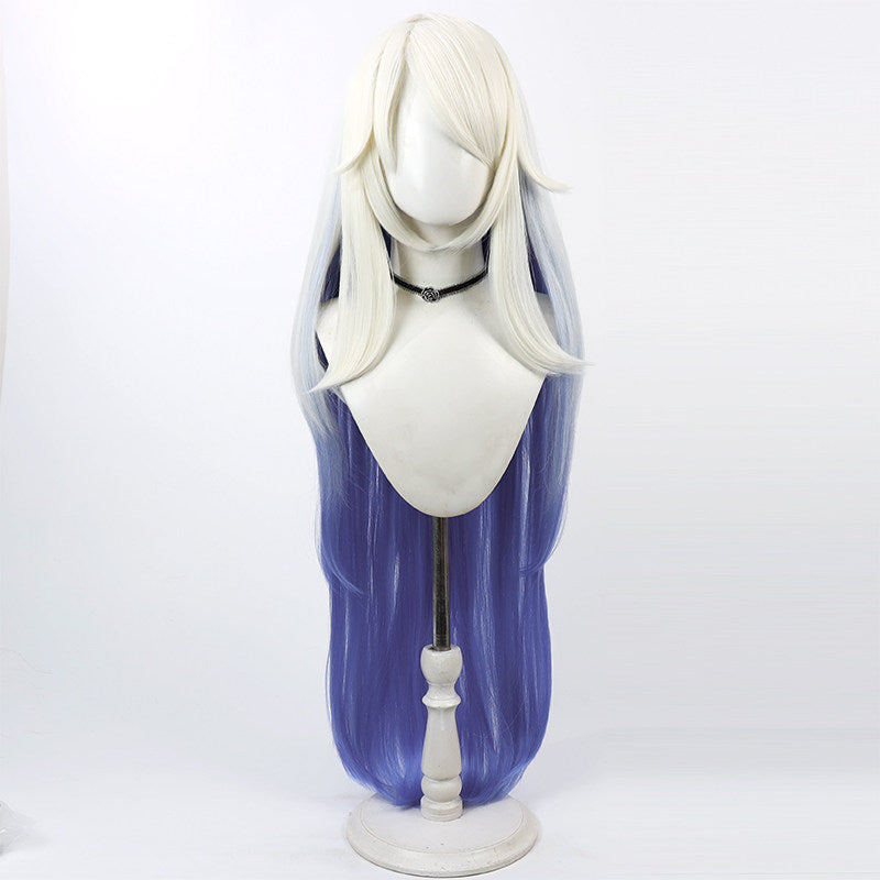 Cosplay Wigs Seraphim Emily White Blue Wigs Hazbin Hotel