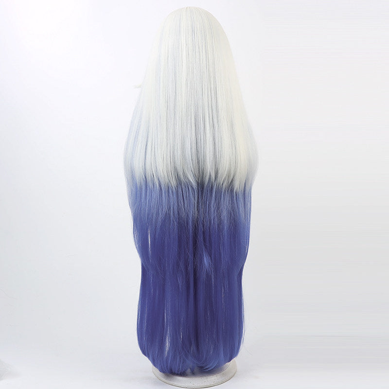 Cosplay Wigs Seraphim Emily White Blue Wigs Hazbin Hotel
