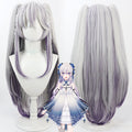 Cosplay Wigs Seren Azuma Blanche Fleur Virtual Youtuber White Wigs
