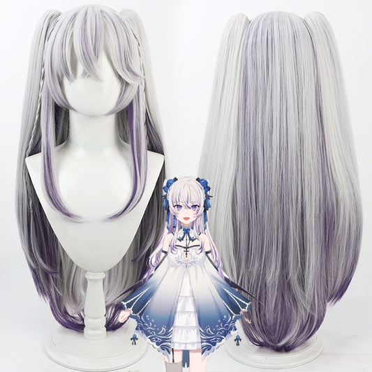 Cosplay Wigs Seren Azuma Blanche Fleur Virtual Youtuber White Wigs