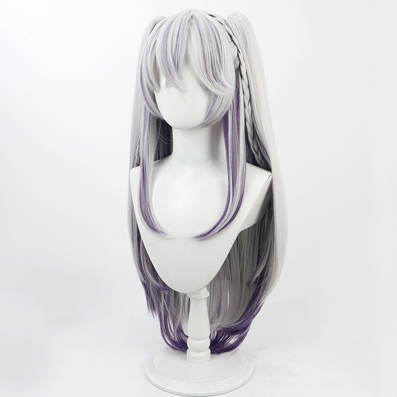 Cosplay Wigs Seren Azuma Blanche Fleur Virtual Youtuber White Wigs