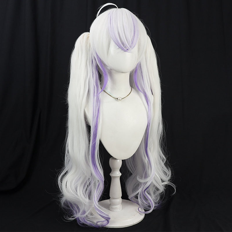 Cosplay Wigs Seren Azuma Halloween Costumes Silver Wigs Blanche Fleur VTuber