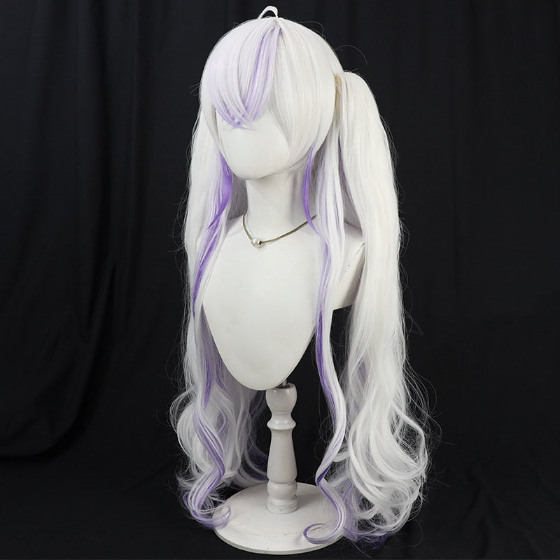 Cosplay Wigs Seren Azuma Halloween Costumes Silver Wigs Blanche Fleur VTuber