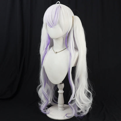 Cosplay Wigs Seren Azuma Halloween Costumes Silver Wigs Blanche Fleur VTuber