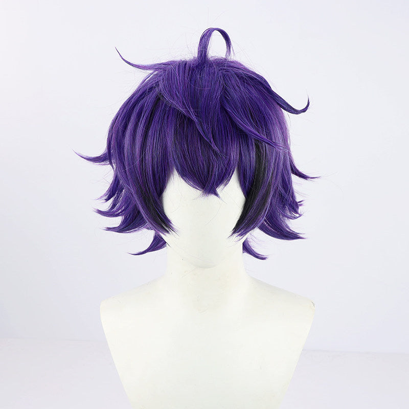 Cosplay Wigs Setou Ichiya Purple Flip Style Noripro VTuber Wigs