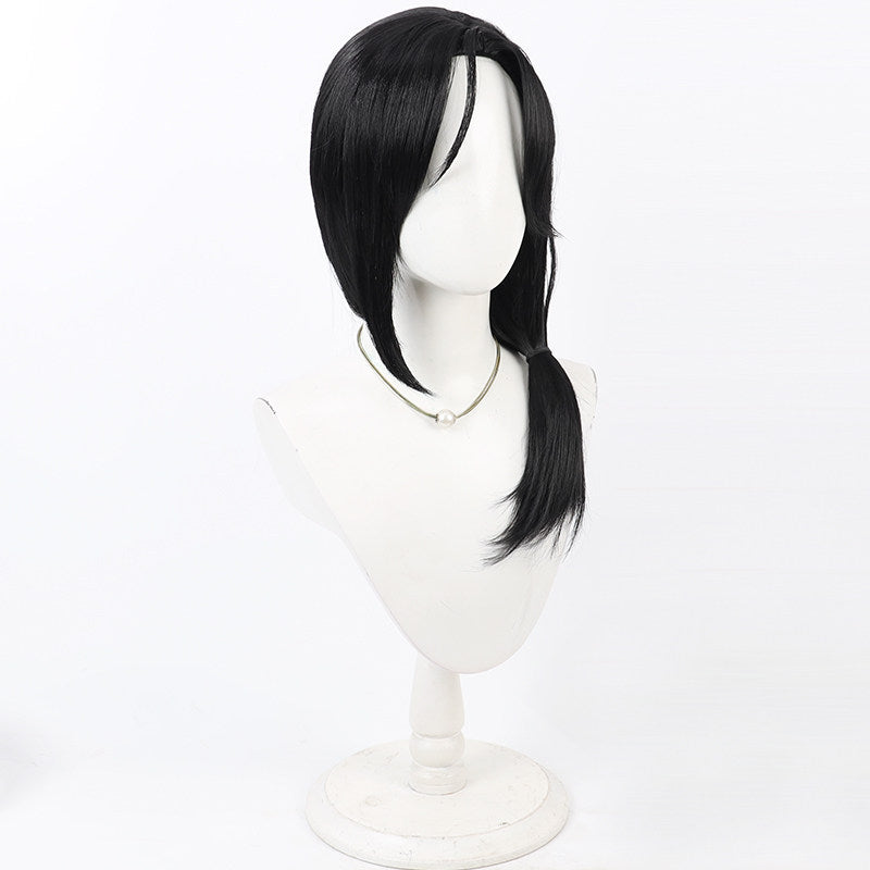 Cosplay Wigs Sherin Burgundy NIJISANJI VTuber Black Wigs
