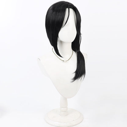 Cosplay Wigs Sherin Burgundy NIJISANJI VTuber Black Wigs