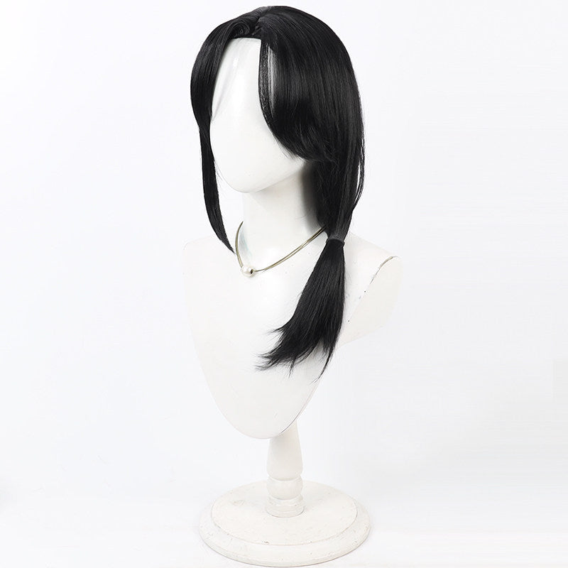 Cosplay Wigs Sherin Burgundy NIJISANJI VTuber Black Wigs