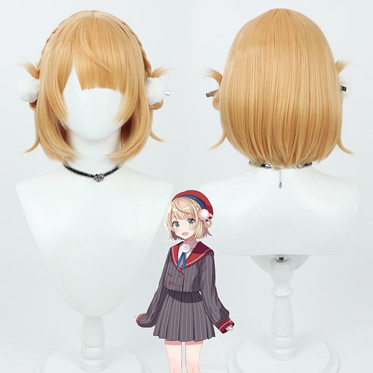 Cosplay Wigs Shigure Ui Golden Wigs Indie VTuber