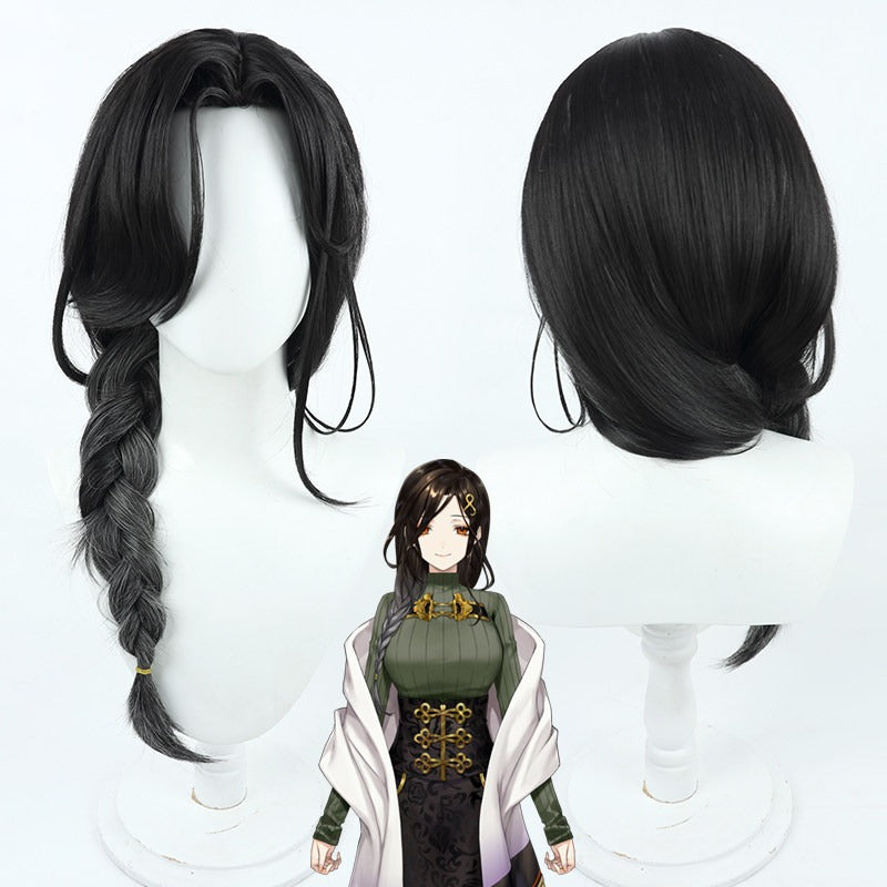 Cosplay Wigs Shirayuki Tomoe NIJISANJI Gradient Braid