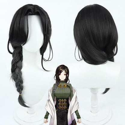 Cosplay Wigs Shirayuki Tomoe NIJISANJI Gradient Braid