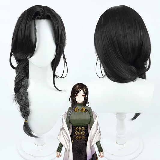 Cosplay Wigs Shirayuki Tomoe NIJISANJI Gradient Braid