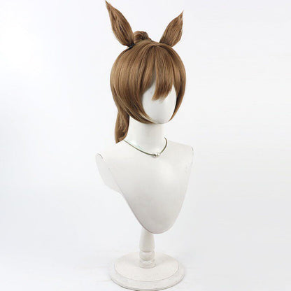 Cosplay Wigs Smart Falcon Parade Costumes Split Ponytail Wigs Pretty Derby