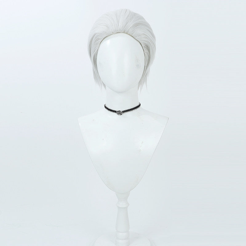 Cosplay Wigs Smoker Silver Wigs One Piece Vice Admiral