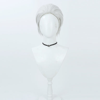 Cosplay Wigs Smoker Silver Wigs One Piece Vice Admiral