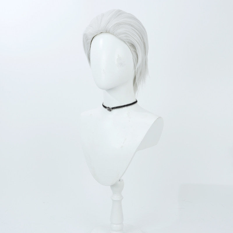 Cosplay Wigs Smoker Silver Wigs One Piece Vice Admiral