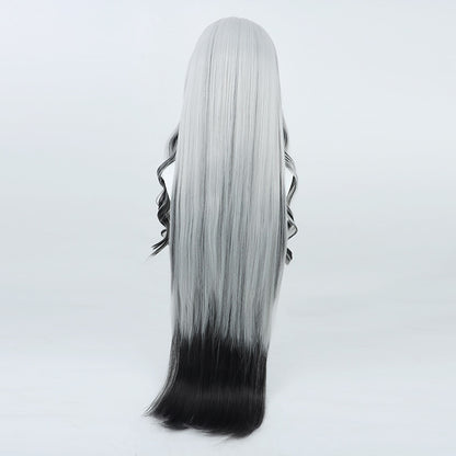 Cosplay Wigs Sophia Valentine Grey White Mixed Hair NIJISANJI VTuber