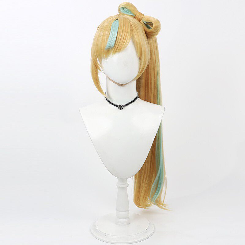 Cosplay Wigs Tachitsute Toto NIJISANJI Mitarai dan Vtuber Two tone Wigs