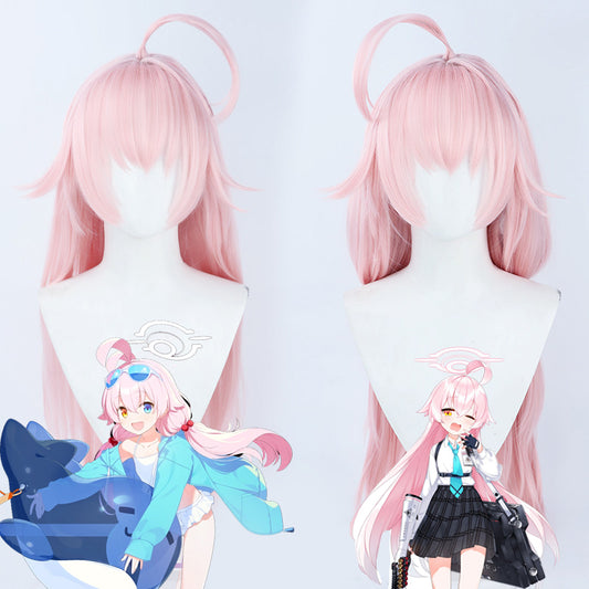 Cosplay Wigs Takanashi Hoshino Pink Wigs Blue Archive