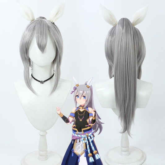 Cosplay Wigs Tamamo Cross Single Ponytail Ear Pretty Derby