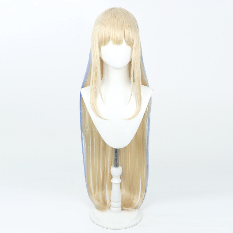 Cosplay Wigs Toki Asuma Bunny Girl Highlight Straight Wigs Blue Archive