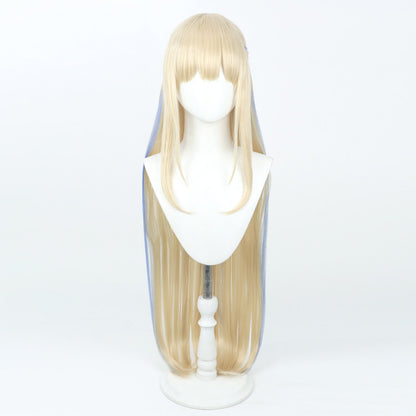 Cosplay Wigs Toki Asuma Bunny Girl Highlight Straight Wigs Blue Archive