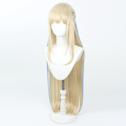 Cosplay Wigs Toki Asuma Bunny Girl Highlight Straight Wigs Blue Archive