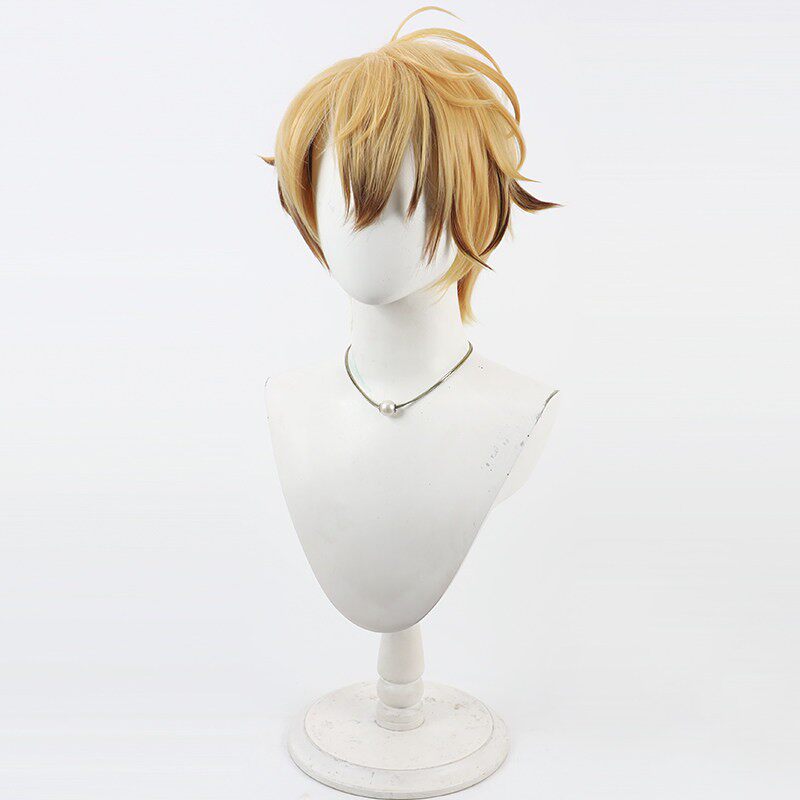 Cosplay Wigs Touken Ranbu Online Kobizen Nobufusa Yellow Wigs