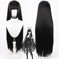 Cosplay Wigs Tsukatsuki Rio Black Loose Wigs Blue Archive