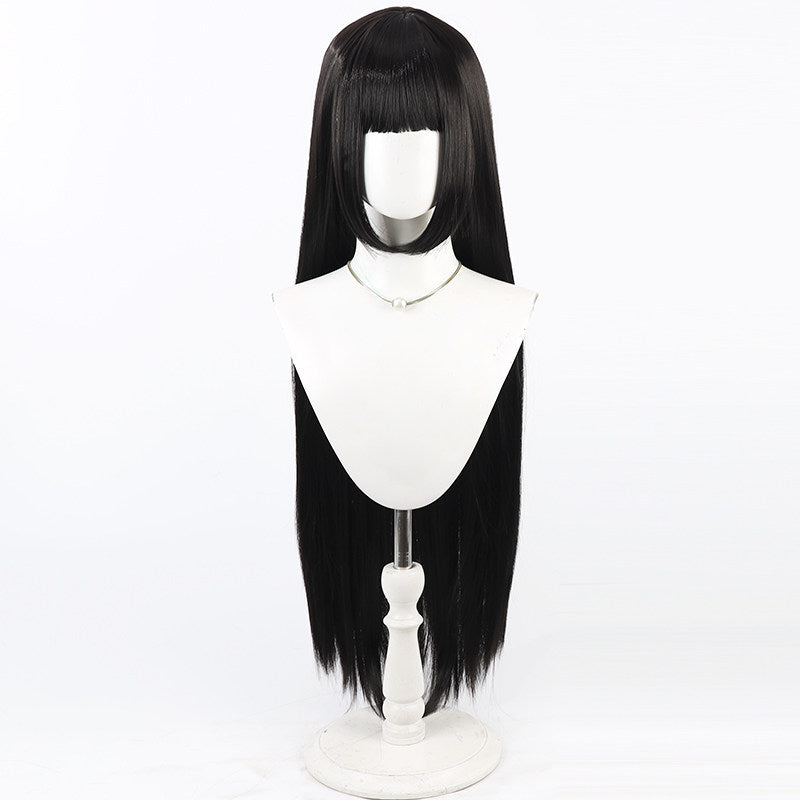 Cosplay Wigs Tsukatsuki Rio Black Loose Wigs Blue Archive