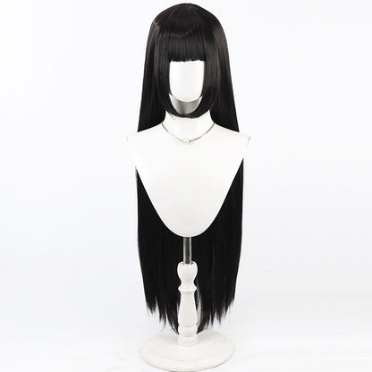 Cosplay Wigs Tsukatsuki Rio Black Loose Wigs Blue Archive