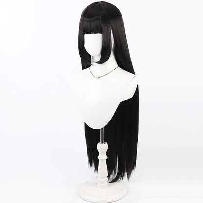 Cosplay Wigs Tsukatsuki Rio Black Loose Wigs Blue Archive