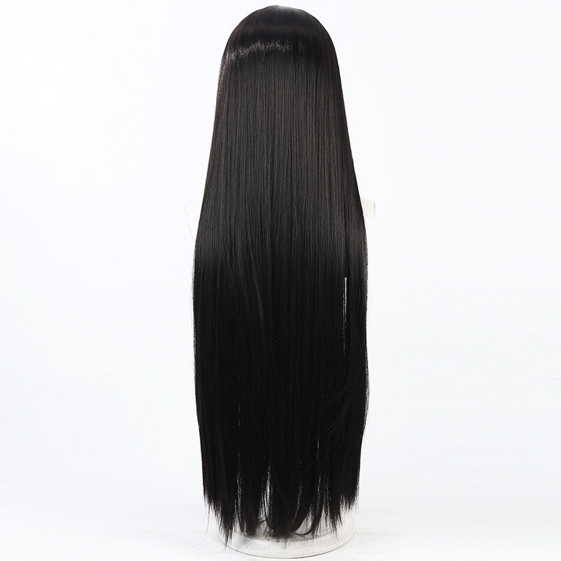 Cosplay Wigs Tsukatsuki Rio Black Loose Wigs Blue Archive