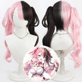 Cosplay Wigs VSPO! VTuber Hinano Tachibana Two Tone Ponytail Wigs