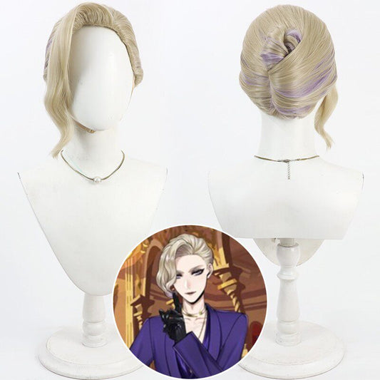 Cosplay Wigs Vil Schoenheit Dress Up Updo Wigs Disney Twisted-Wonderland