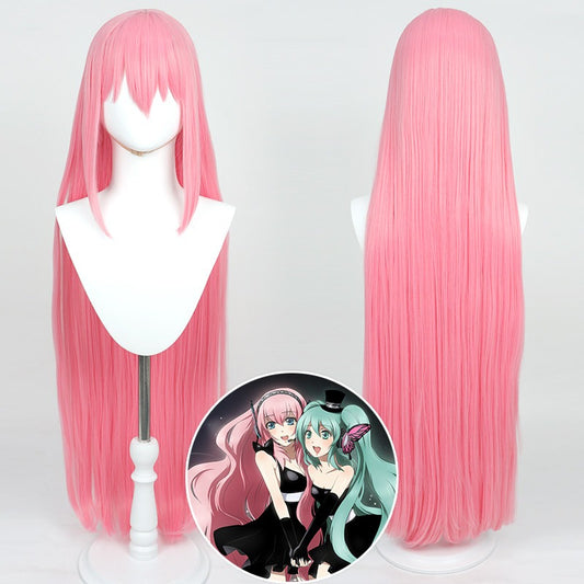 Cosplay Wigs Vocaloid Virtual Singer Megurine Luka Pink Wigs