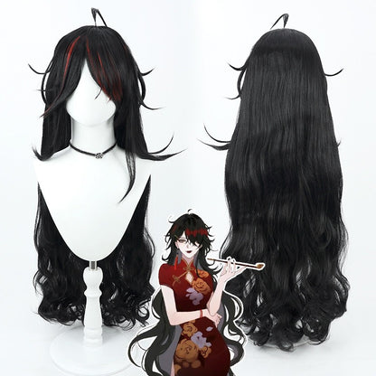 Cosplay Wigs Voxanne Genderbend Cheongsam Style Curly NIJISANJI VTuber